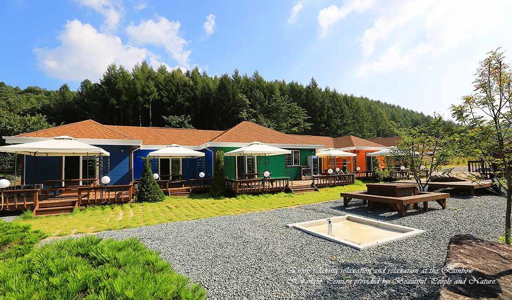 Rainbow Hwangto Pension Pyeongchang Exterior foto